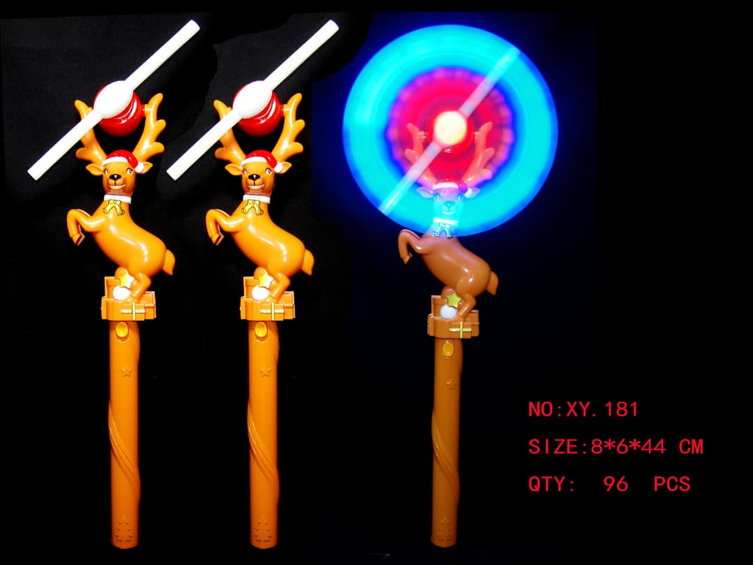 Reindeer Light-Up Spinning Wand