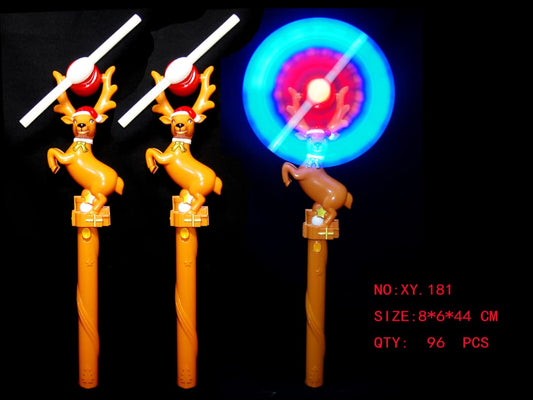 Reindeer Light-Up Spinning Wand