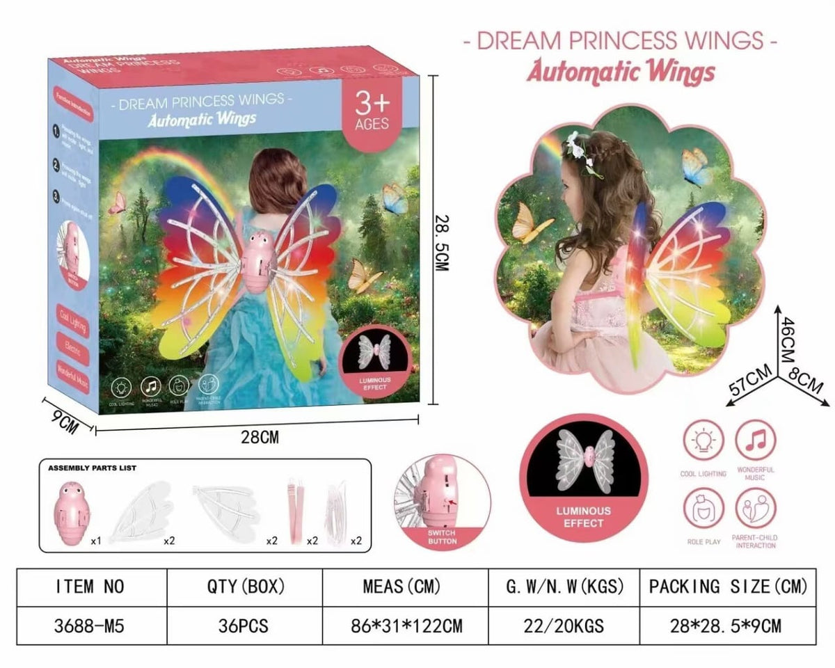 Dream Princess Wings — Automatic Butterfly Wings