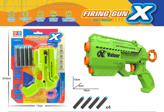 Firing Gun X Valour – Soft Bullet Toy Blaster