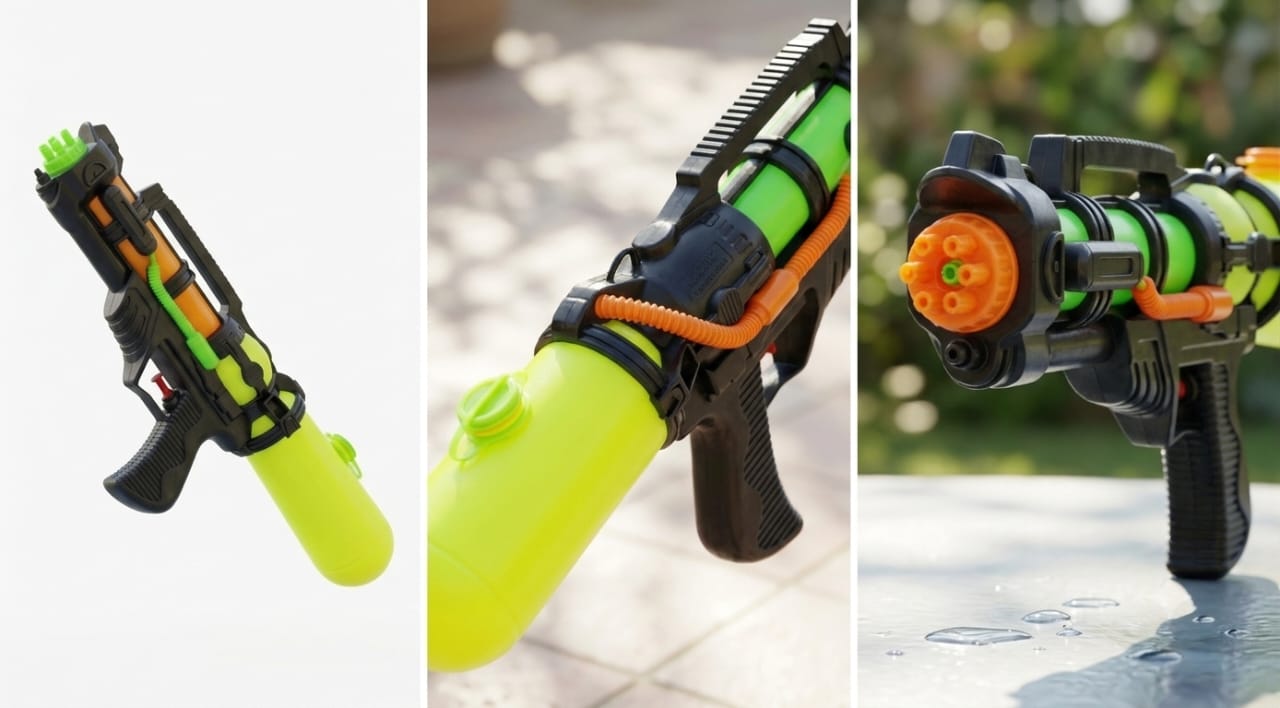 Press-Type Water Gun – Pump-Action Water Blaster