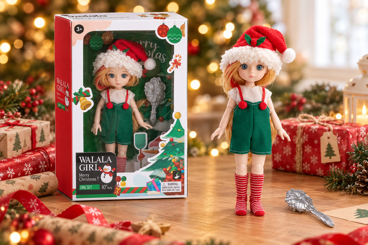 Alternative Christmas gift-table shot