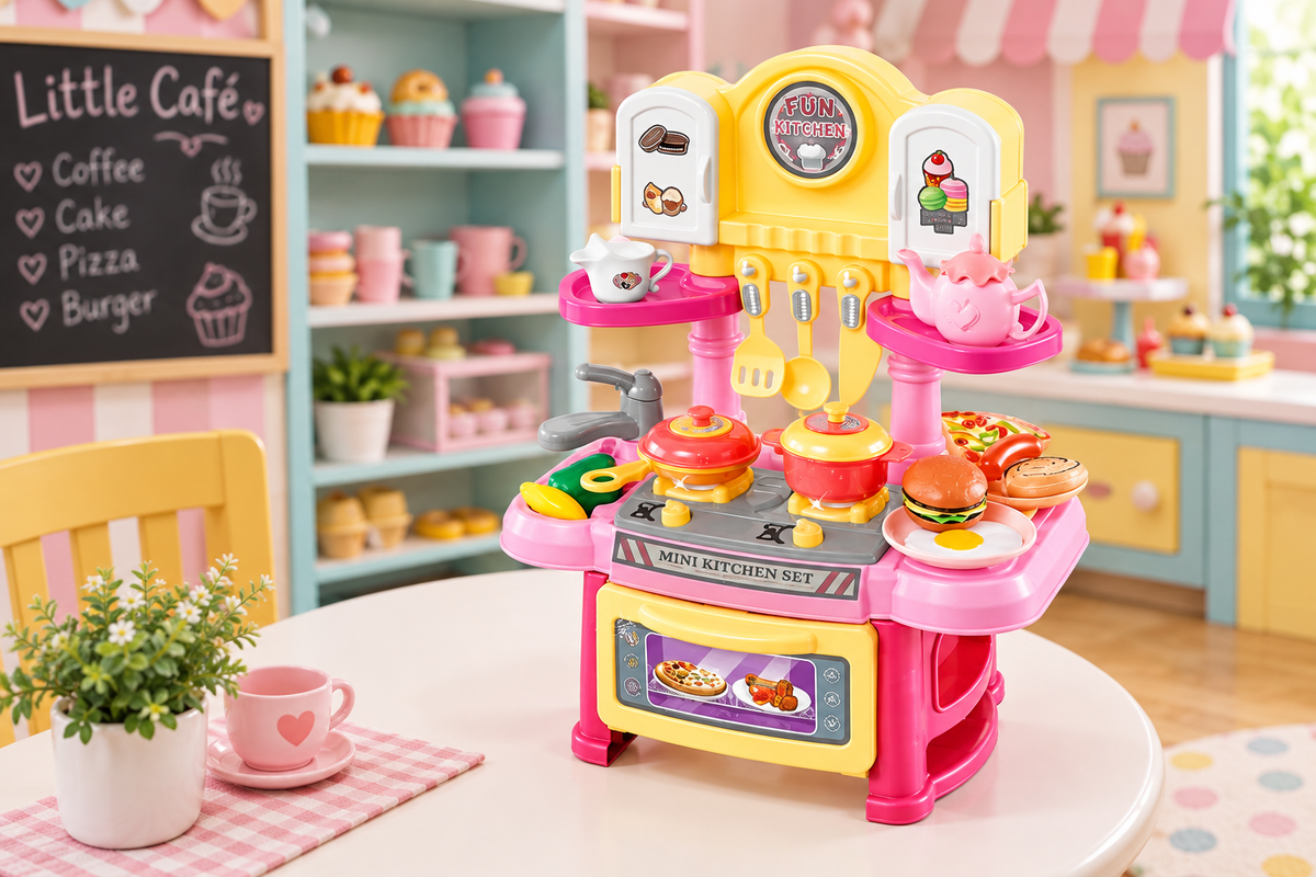 Alternative pretend-café setting