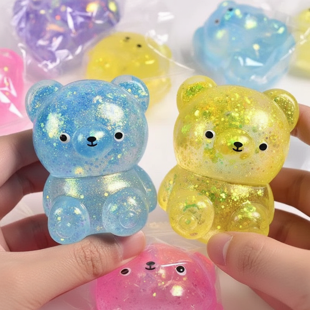Aurora Glitter Bear Squish Toys