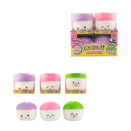 SQUEEZY DOUGH PALZ - 12 Pieces in a Box