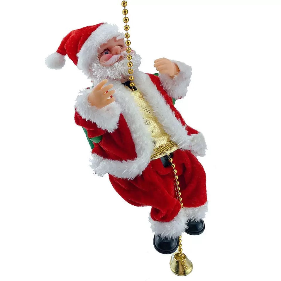 Climbing Rope Santa Hanging Christmas Decoration