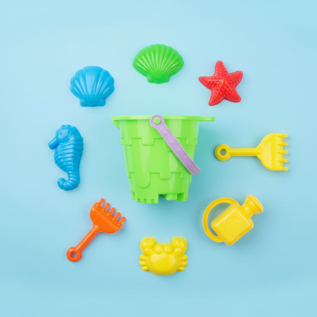 Beach Bucket Set - Flat Lay