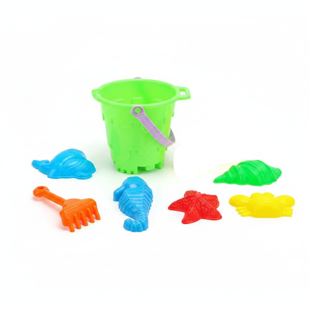Beach Bucket Set - White Background