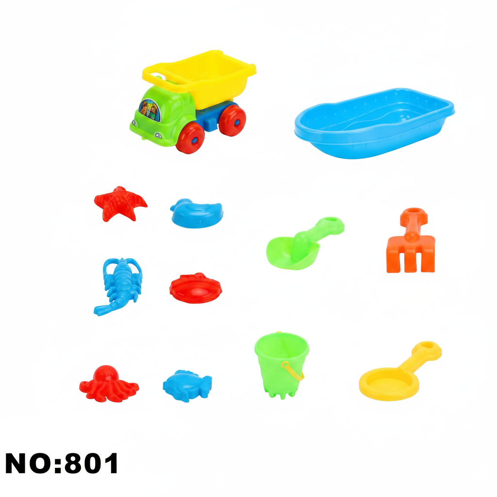 Beach Toy Set - White Background