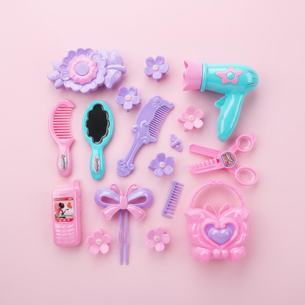 Beautiful Jewels Girl - Flat Lay