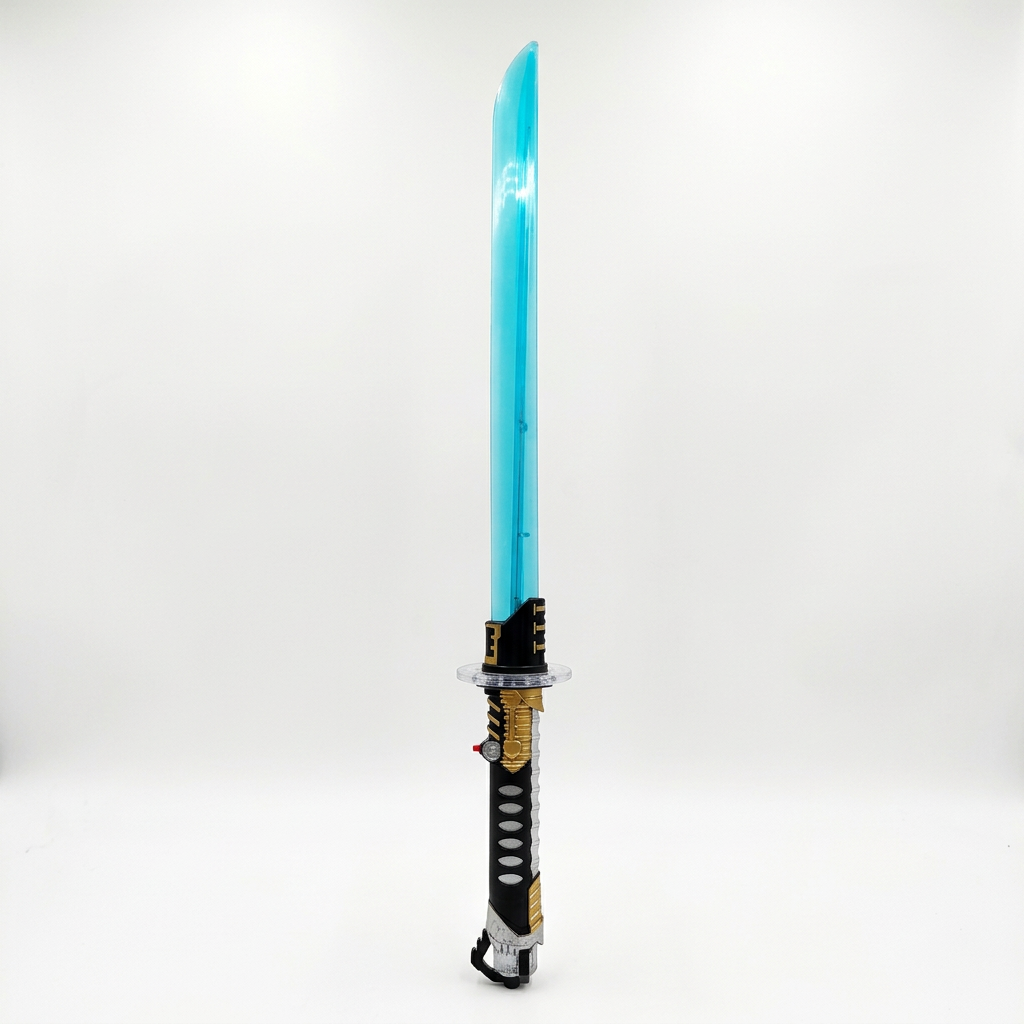 Blue light-up toy sword