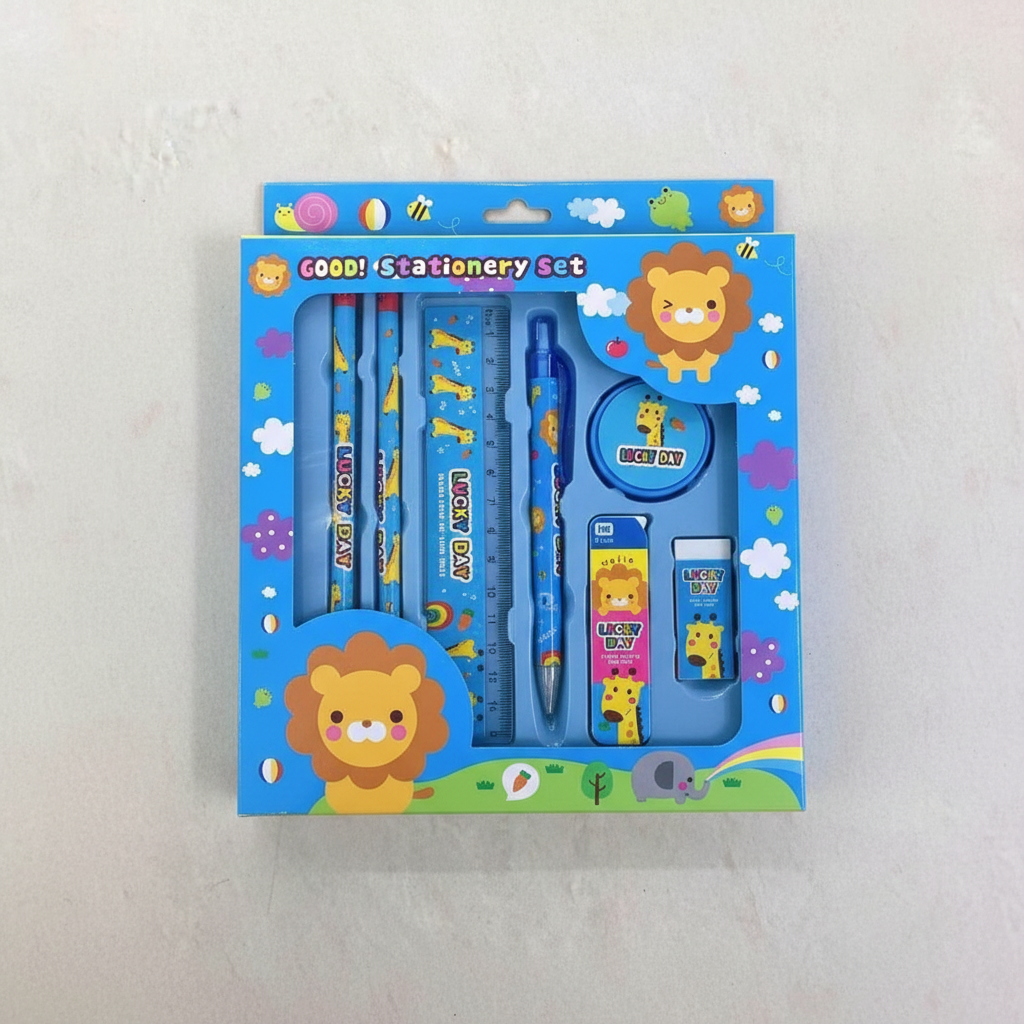 Blue stationery set