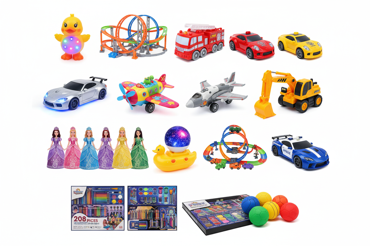 BLUZ Toys Sale Collection Display