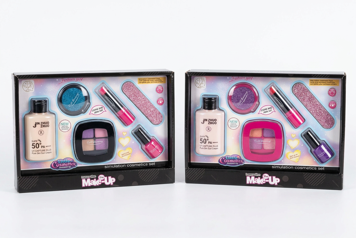 Both cosmetics toy set designs