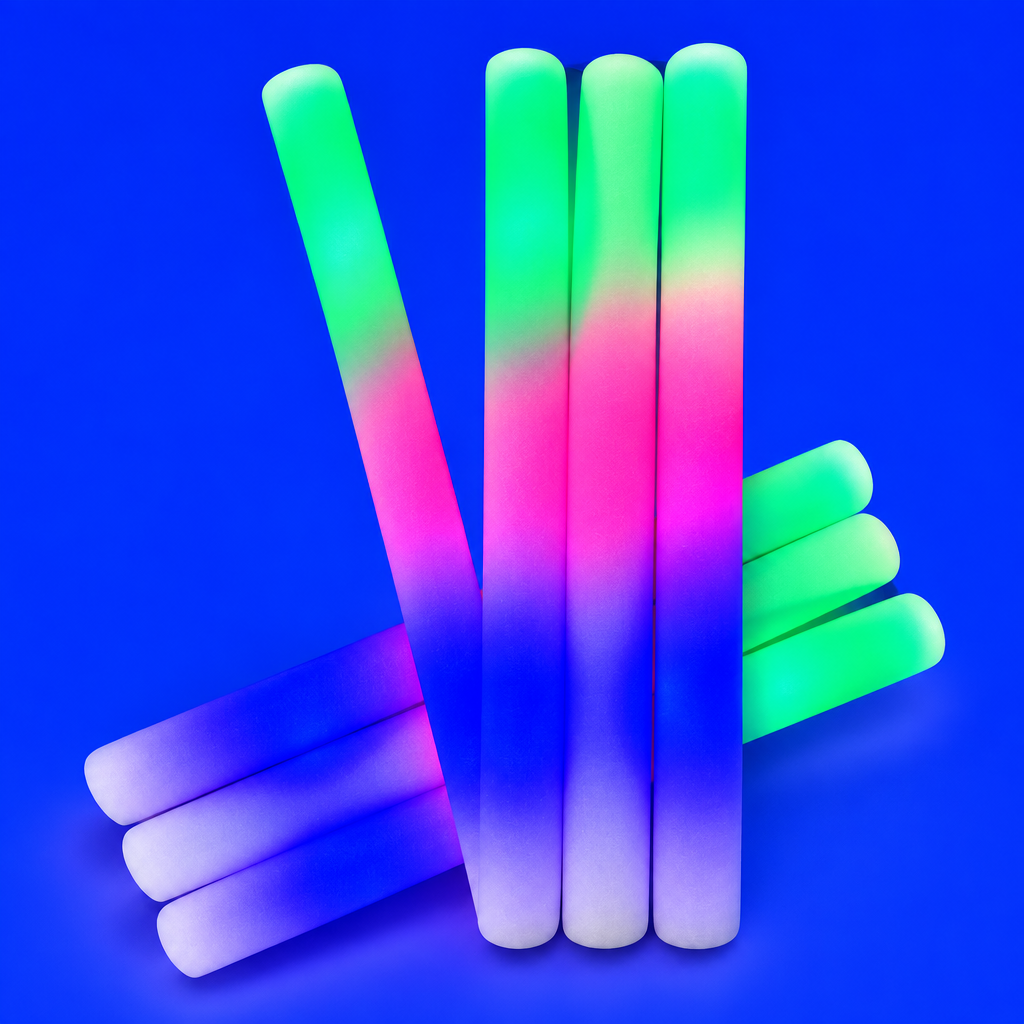 Bright electric-blue background shot