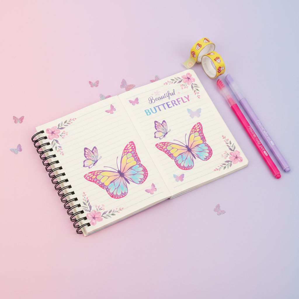 Butterfly Journal Set - Close Up