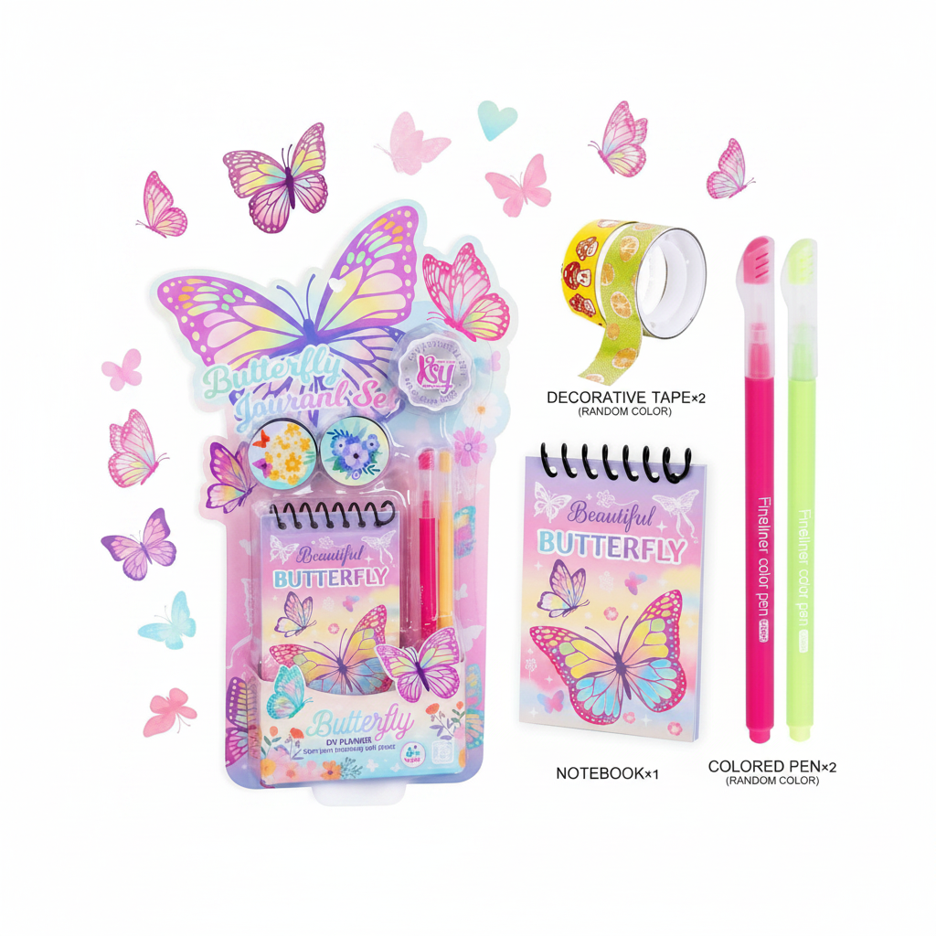 Butterfly Journal Set - Flat Lay