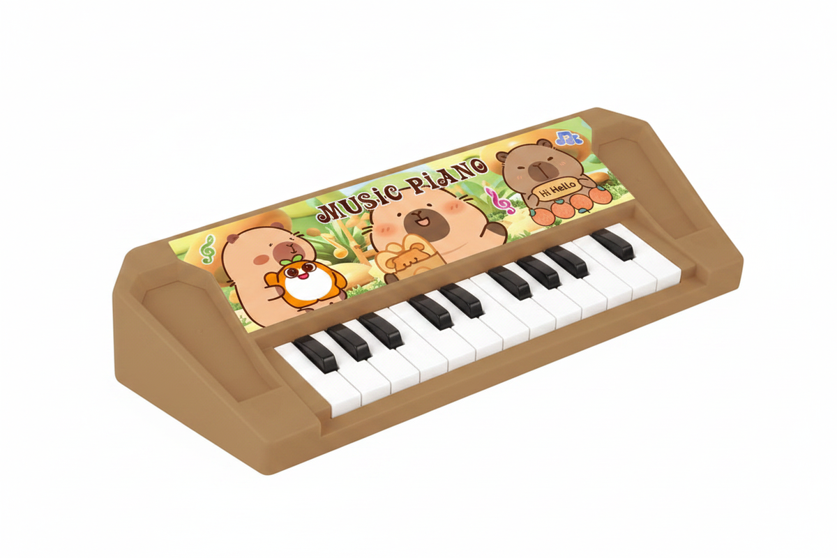 Capybara Music Piano - Angle View