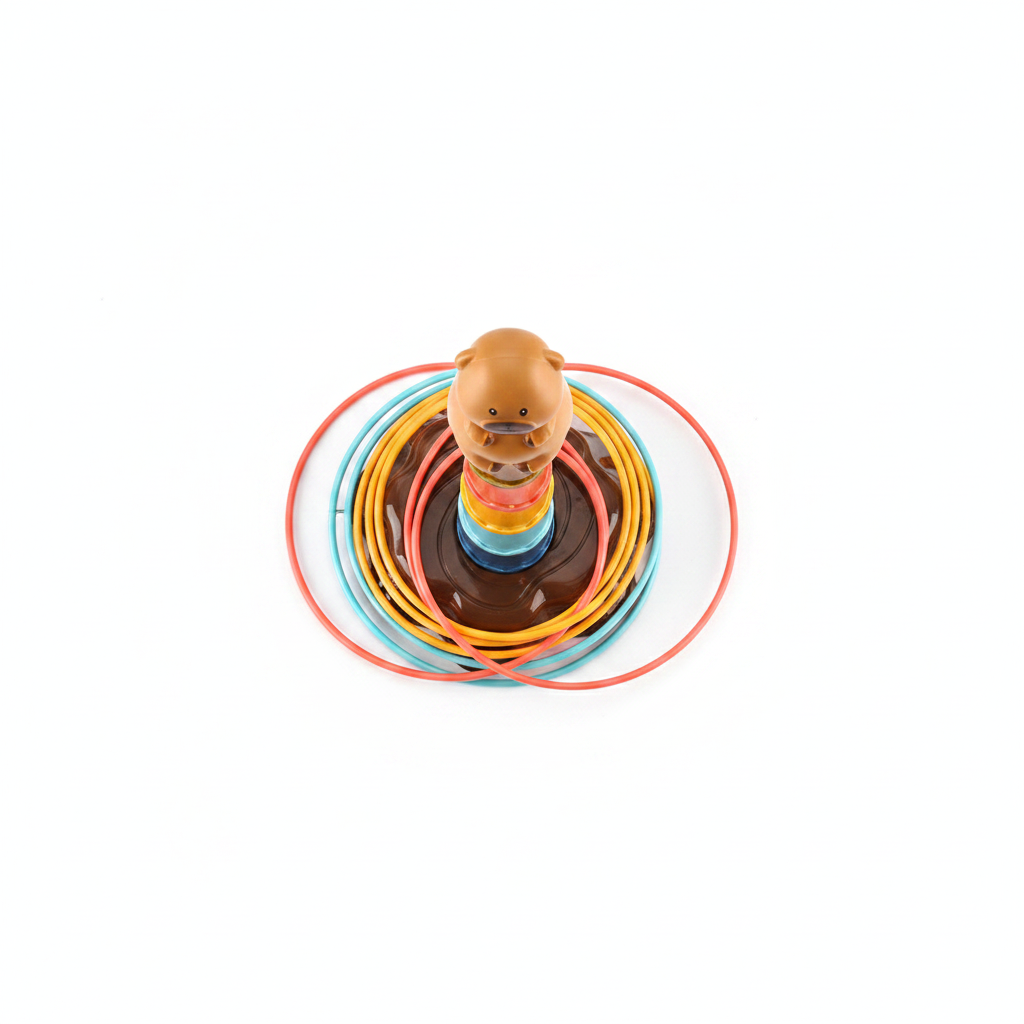 Capybara Ring Toss - Flat Lay
