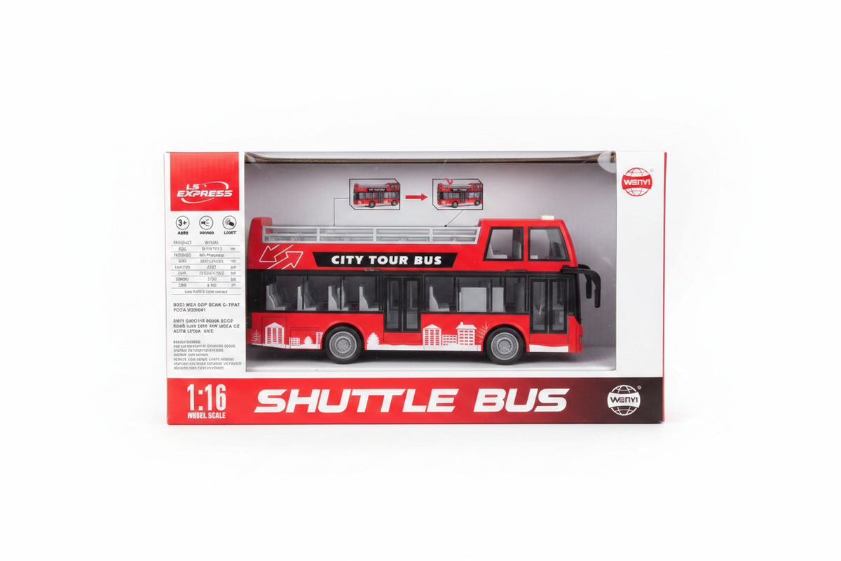 City Tour Bus - Flat Lay