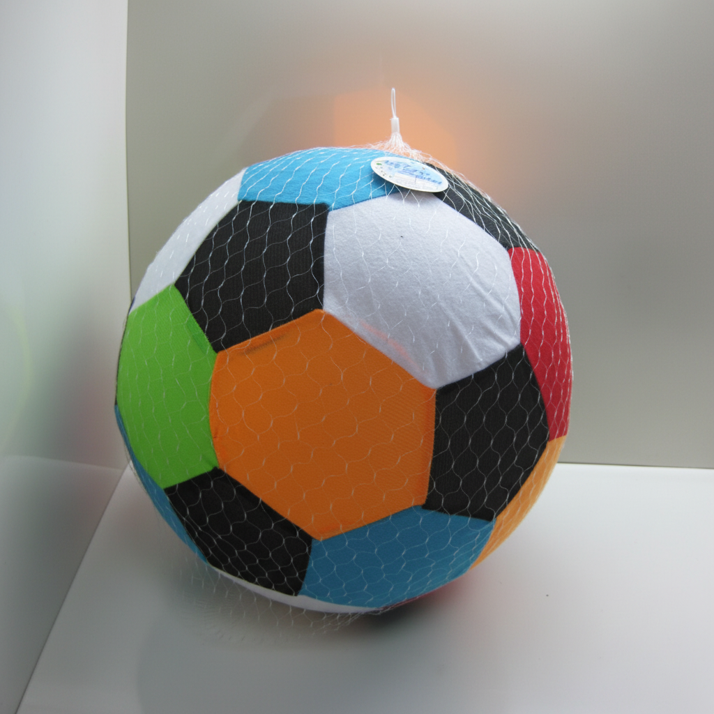 Colourful Fabric Football - Lifestyle Shot