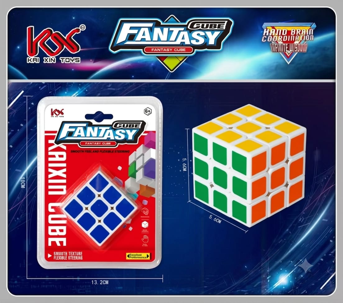 Fantasy Speed Cube 3x3 – Smooth Texture Flexible Steering