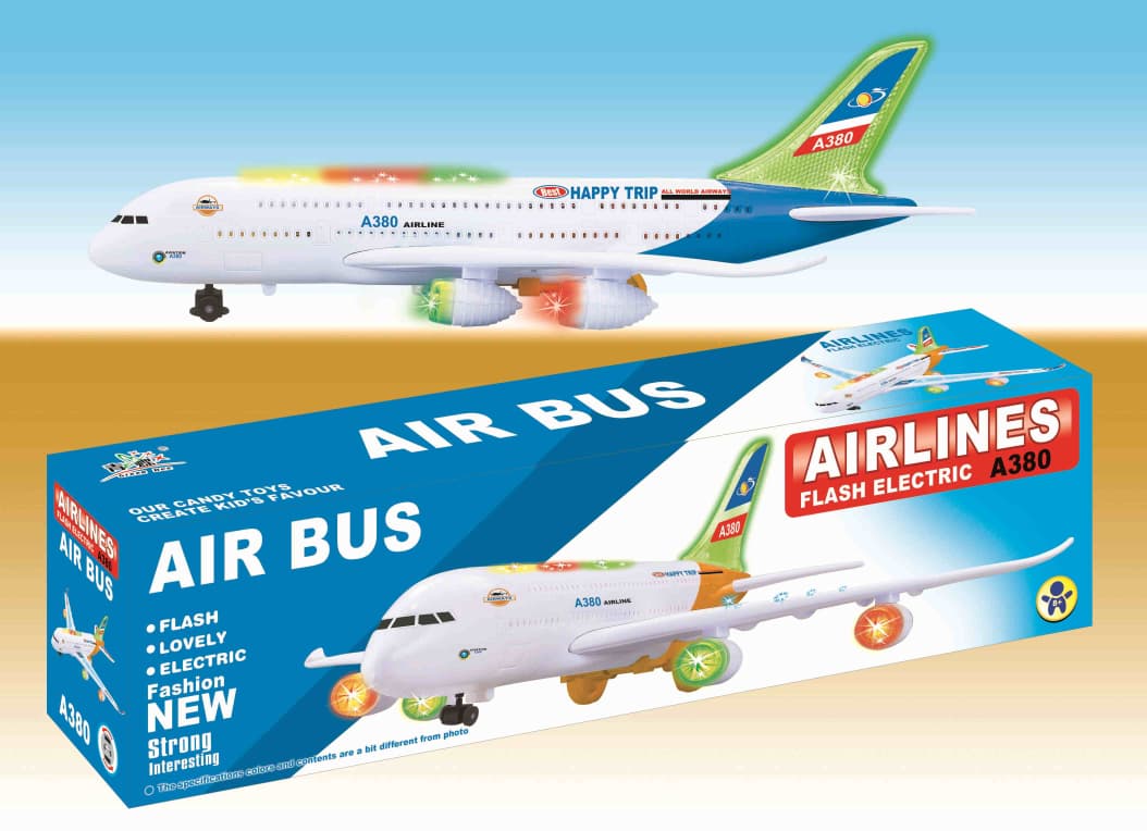 Light-Up Toy Passenger Aeroplane