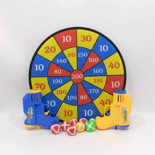 Dart Board Set Studio White Background