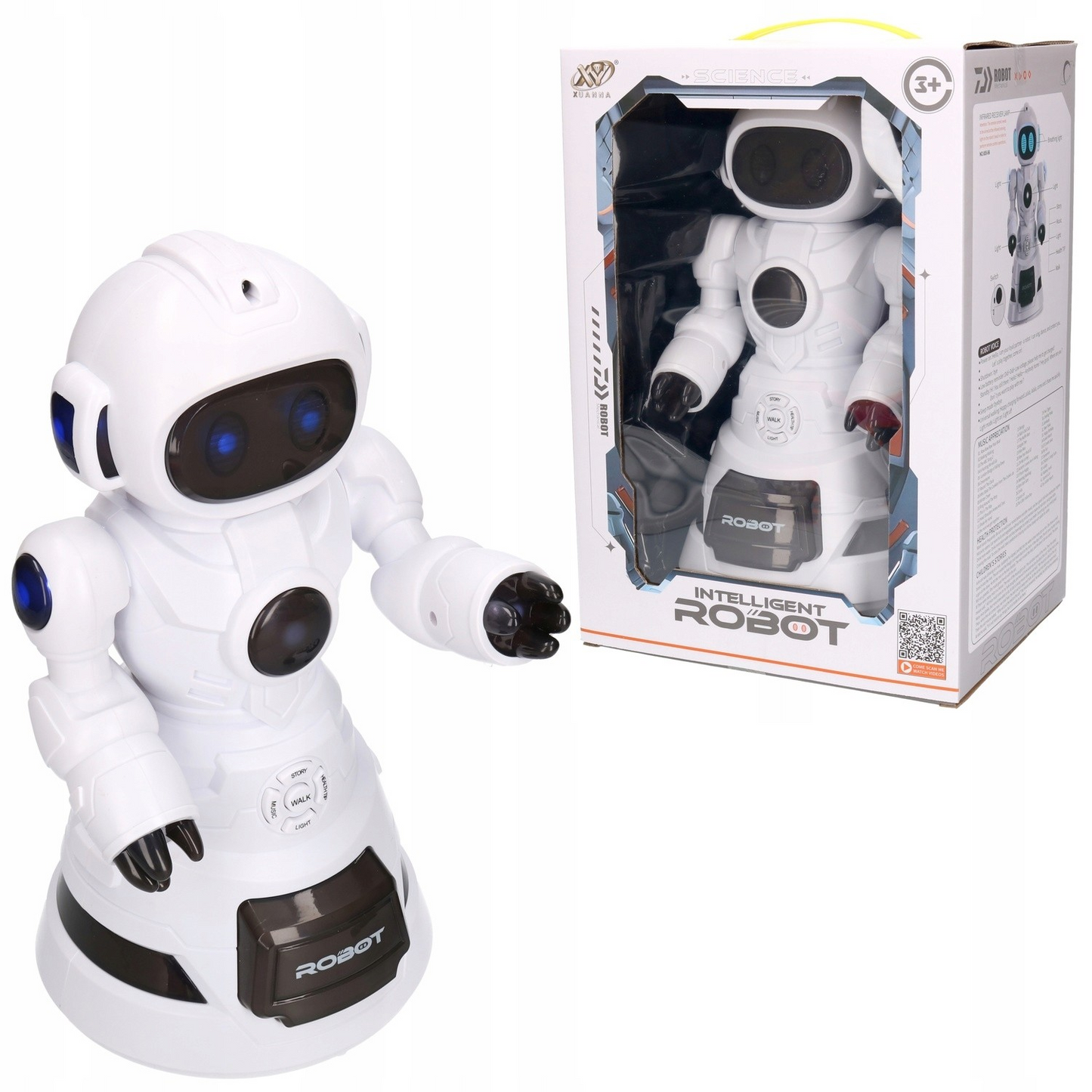 New Intelligent Robot with Singing 42 Song Music, Talking, Walking Dancing Robot