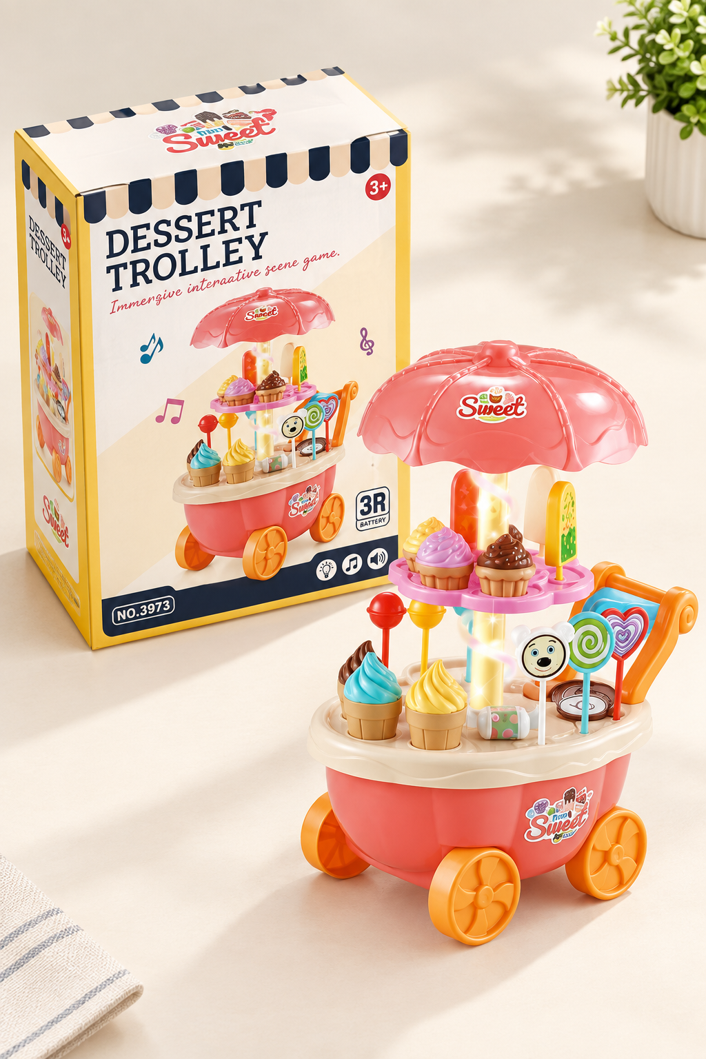 Dessert trolley product detail shot