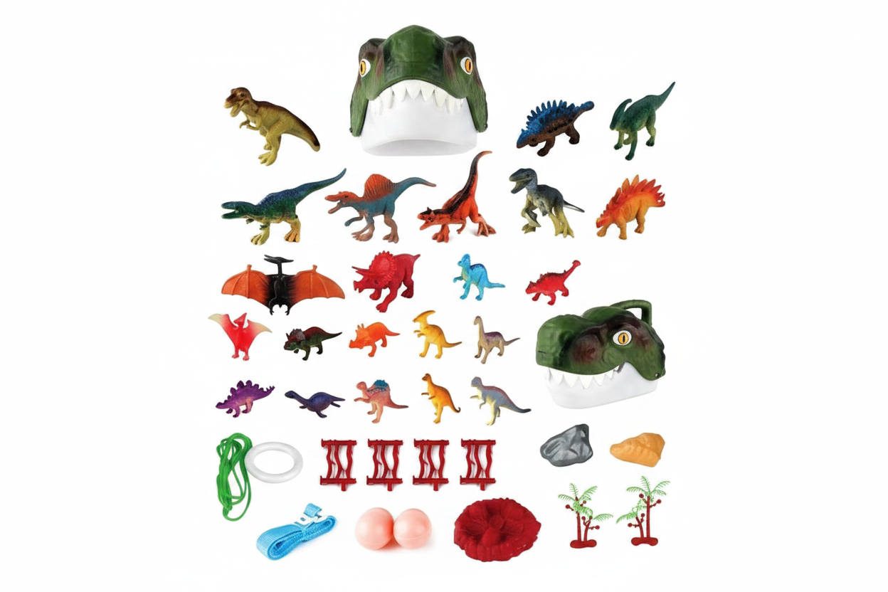 Dinosaur Storage Case - All Contents