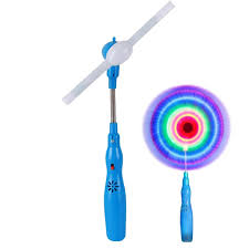 LED Spinning Windmill Wand Toy – Light-Up Propeller Stick for Kids