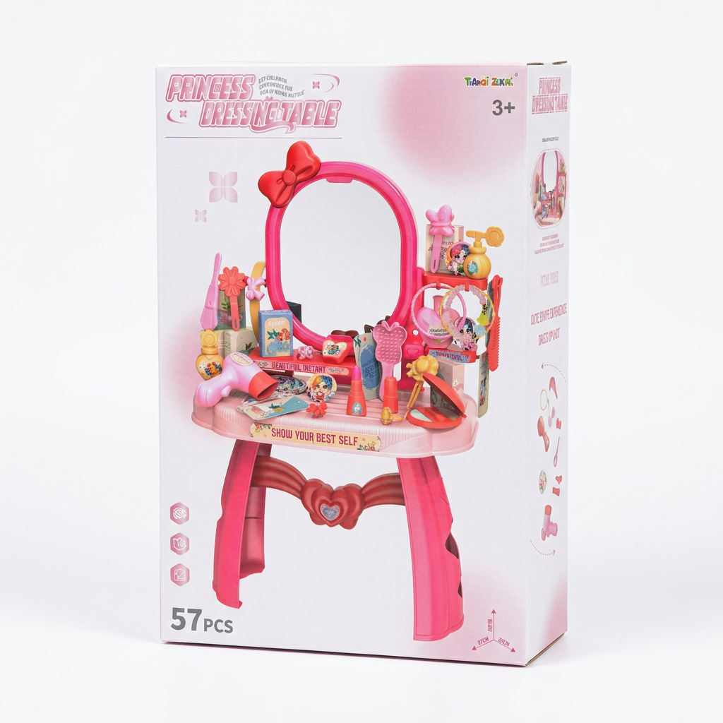Dressing table retail packaging