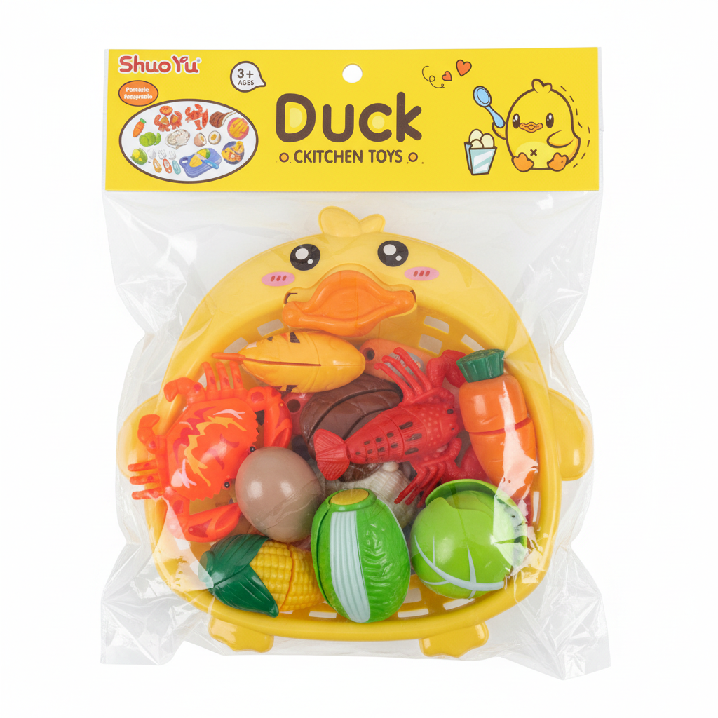 Duck Kitchen Toys – Overhead Flat Lay