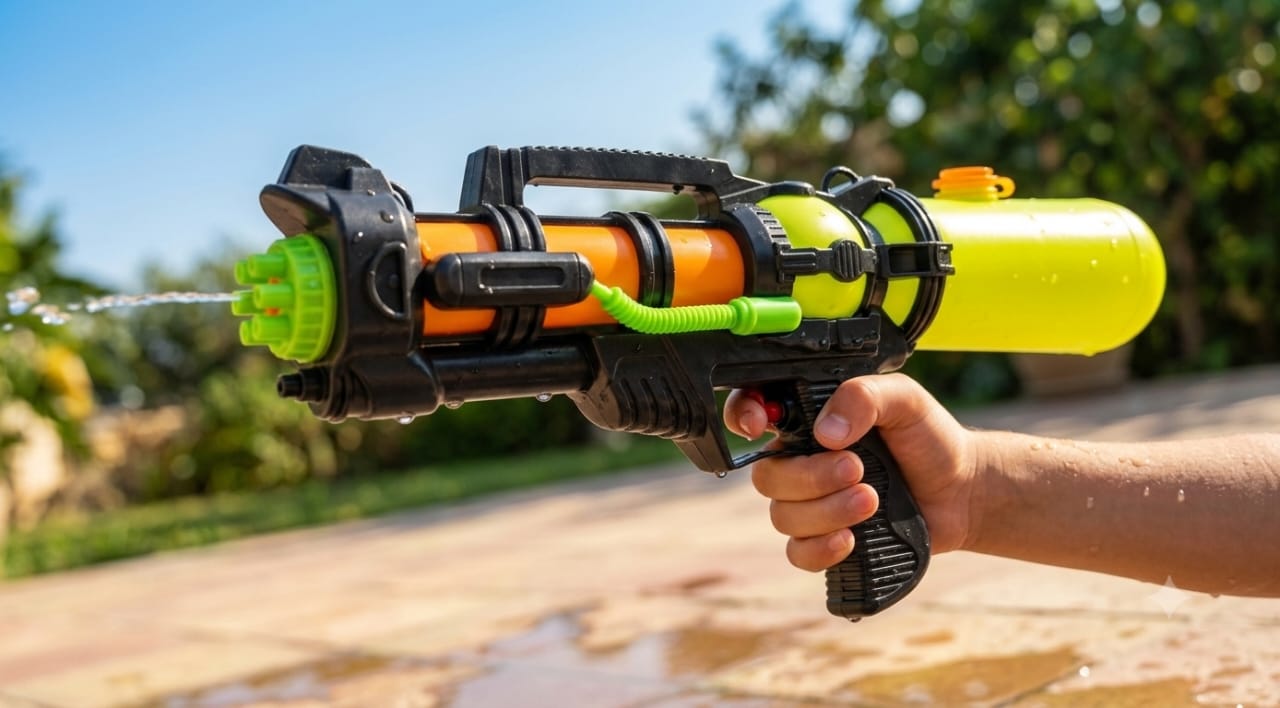 Press-Type Water Gun – Pump-Action Water Blaster