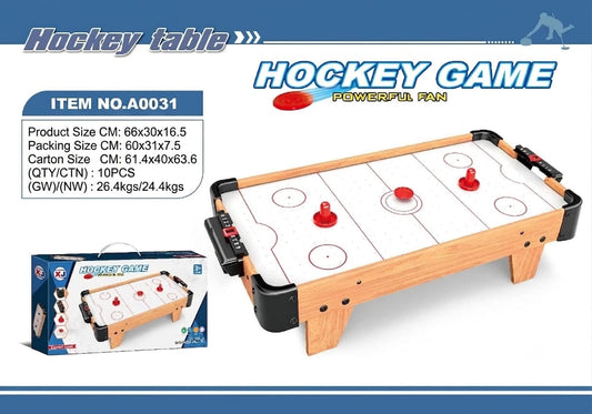 Tabletop Air Hockey Game with Electronic Scorer