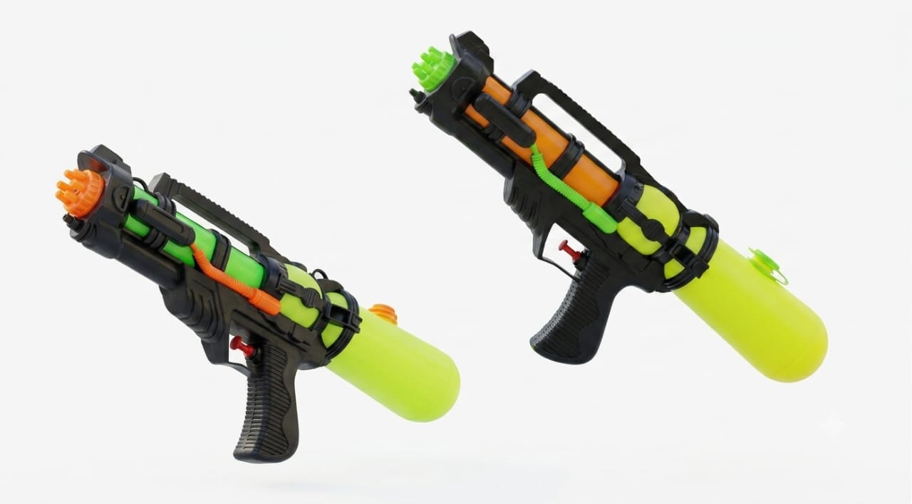 Press-Type Water Gun – Pump-Action Water Blaster