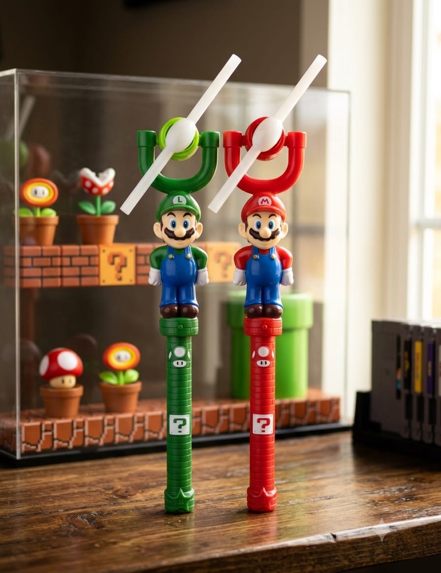 Character Propeller Fan Wands - Assorted Colours
