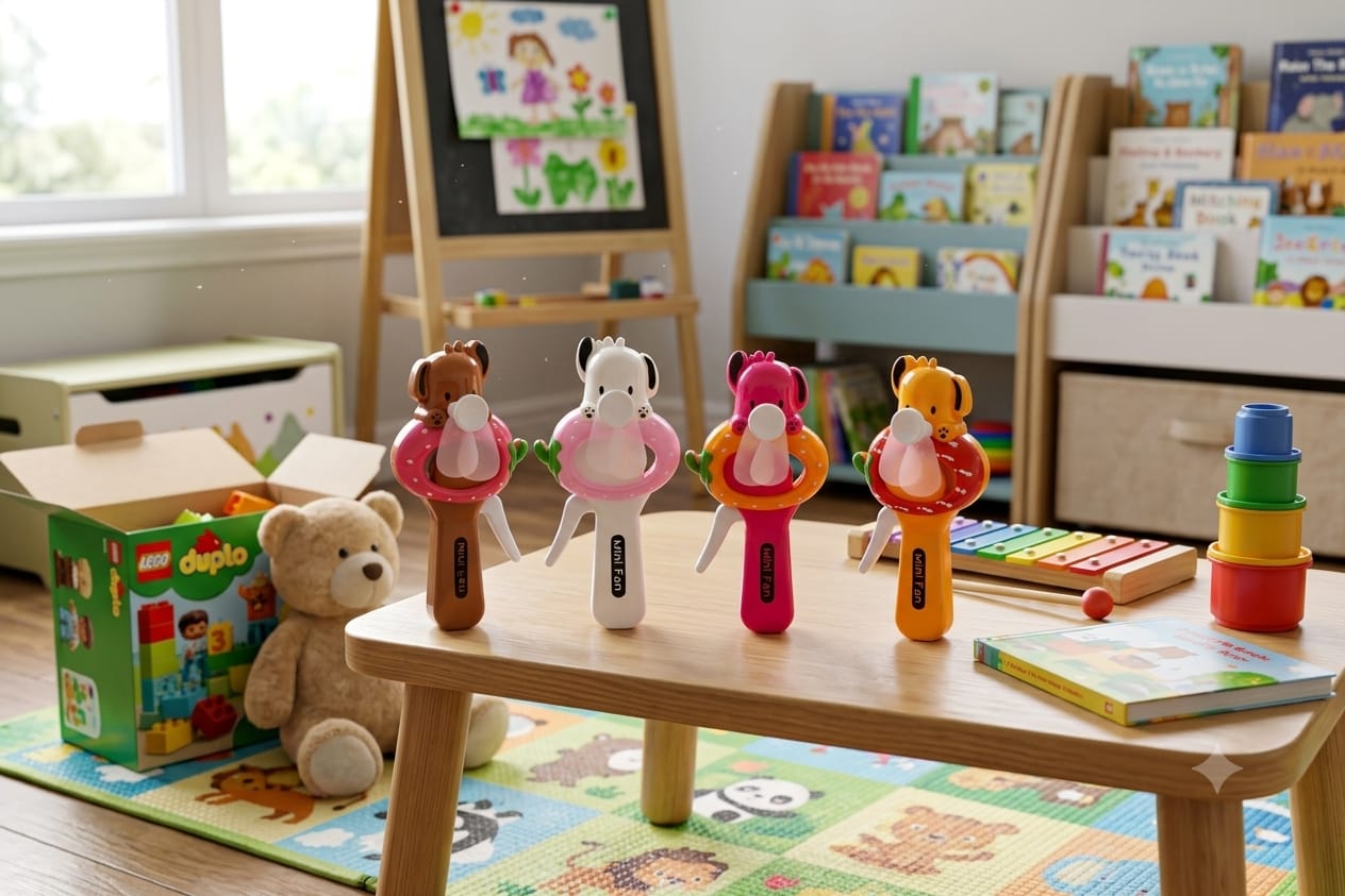 Animal Character Mini Hand Fan 24PCs