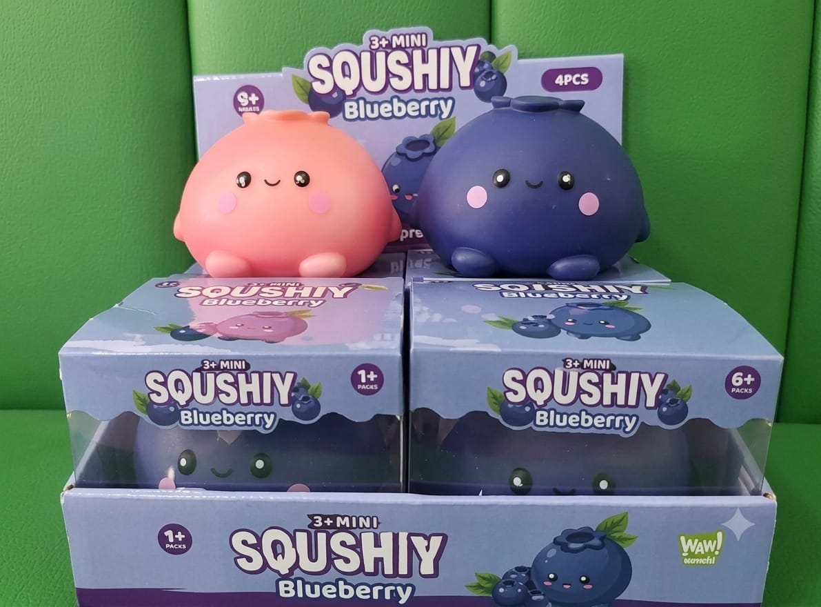 Jumbo Blueberry Squishy Toy-4PCs