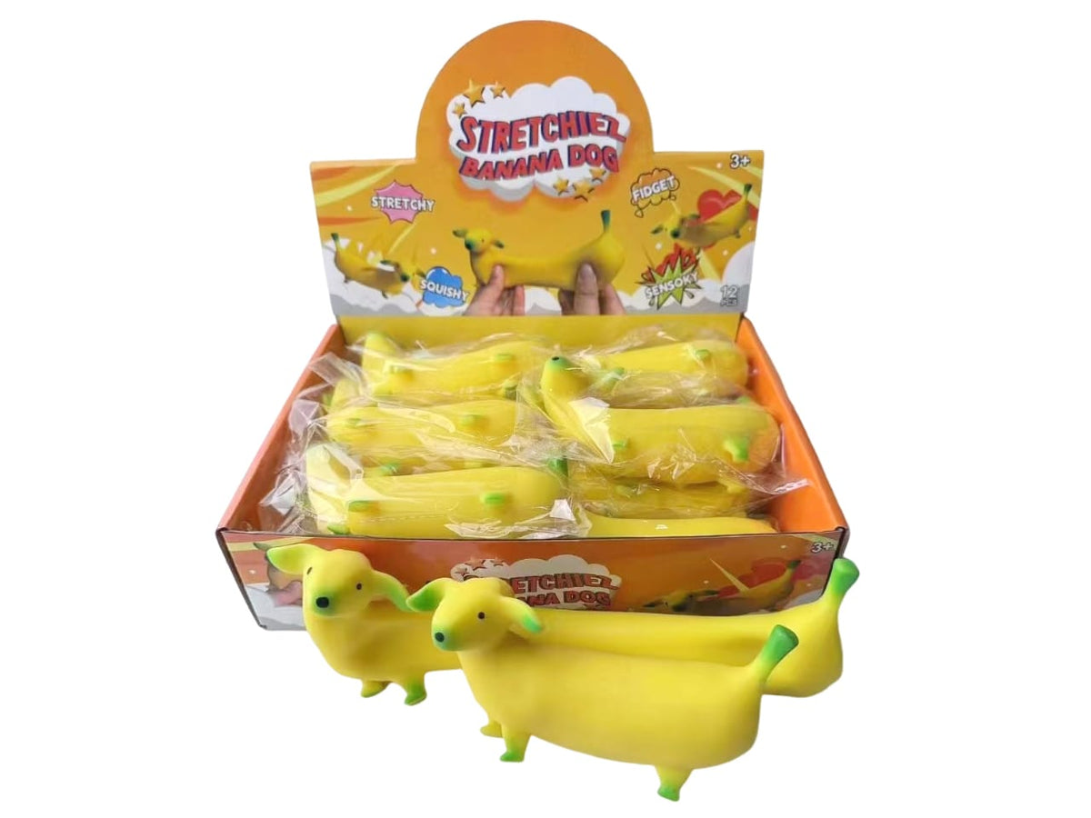 Stretchie Banana Dog – Stretchy Squishy Sensory Fidget Toy