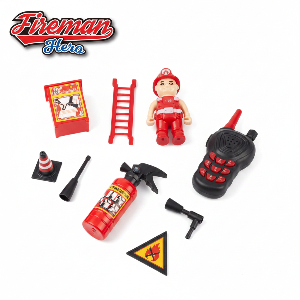 Fireman Hero - Angled View