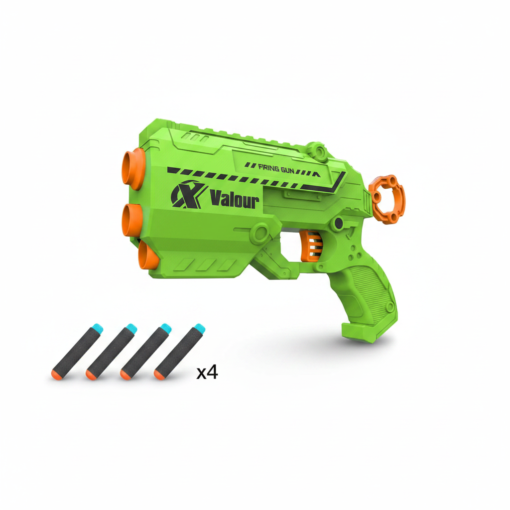 Firing Gun X - Side View