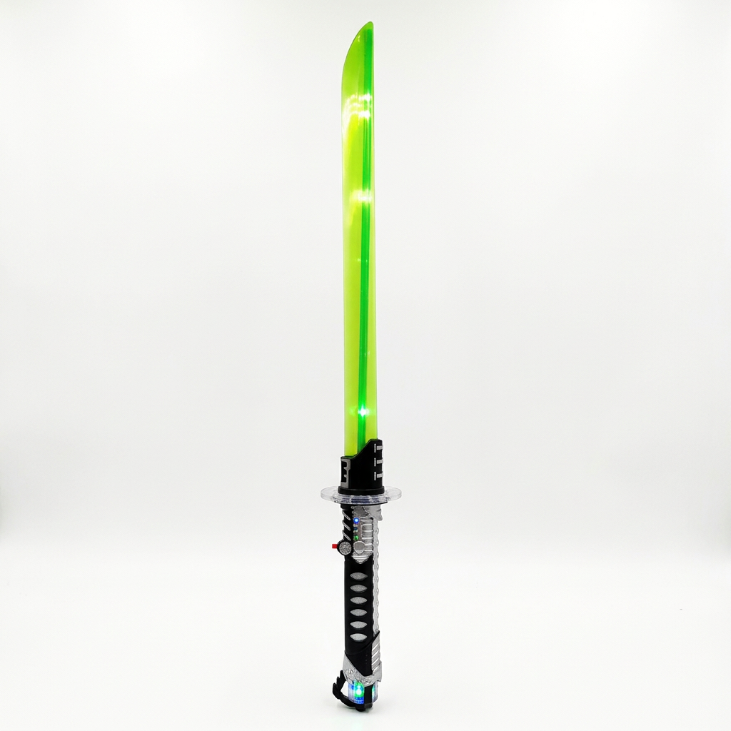 Green light-up toy sword