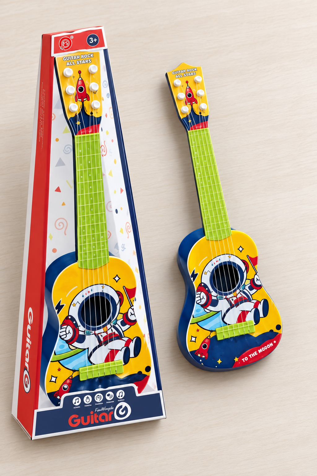 Guitar product detail shot