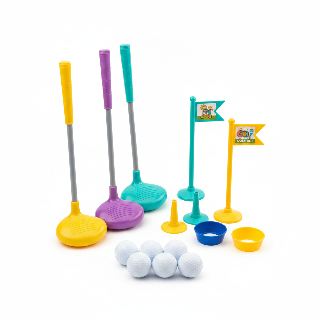 Kids Golf Toy Set - front view