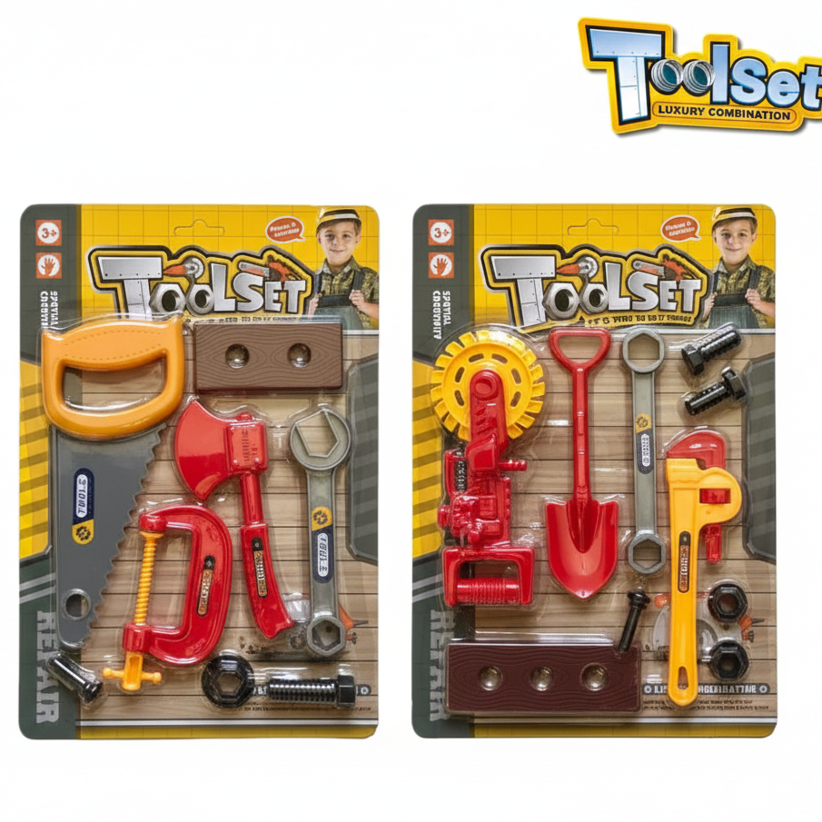 Toolset Luxury Combination - variant A handsaw and clamp set front view