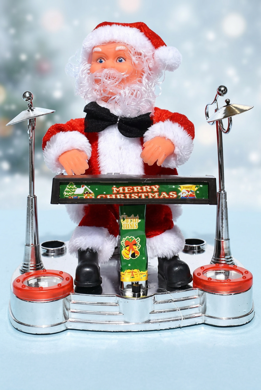 Keyboard Santa alternative angle