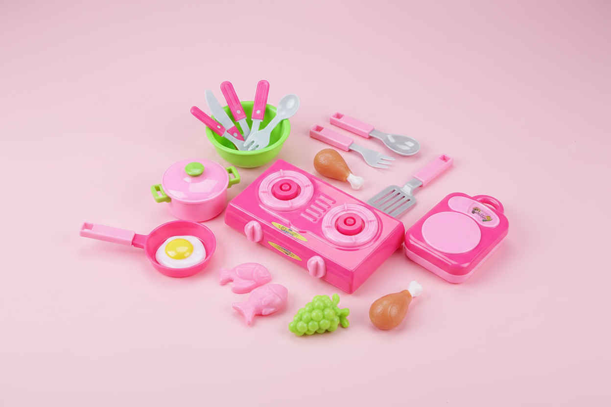 Kitchen Playset - Pastel Background