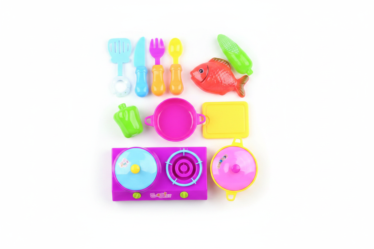 Kitchen Set Flat Lay